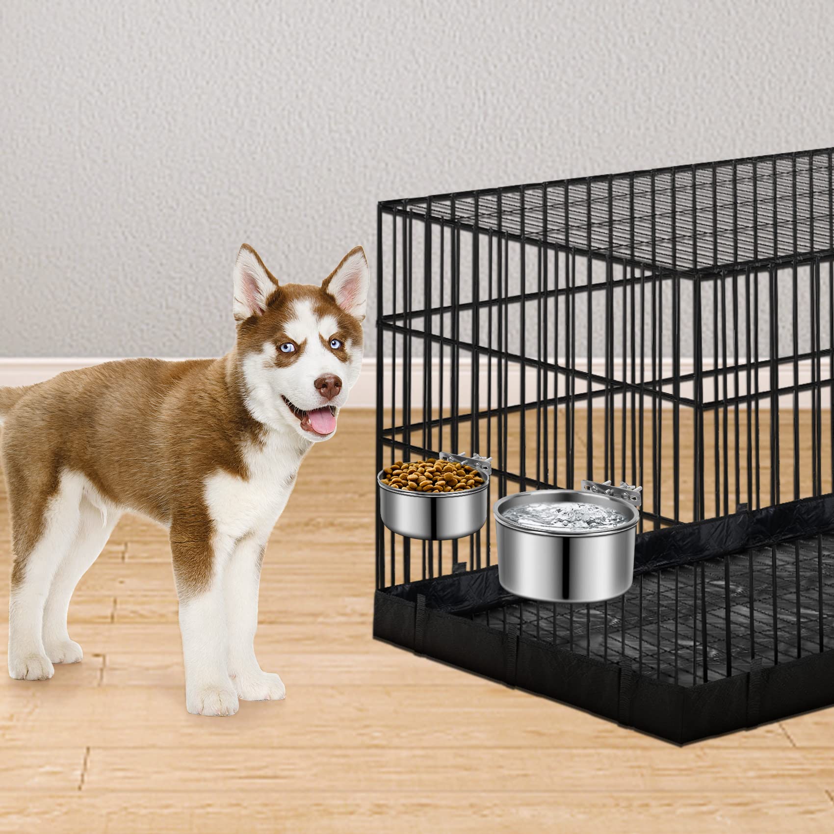 ShineMe two-size set keeps food and water organized