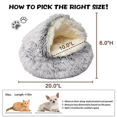 ShinHye cat bed waterproof bottom prevents slip on any floor.