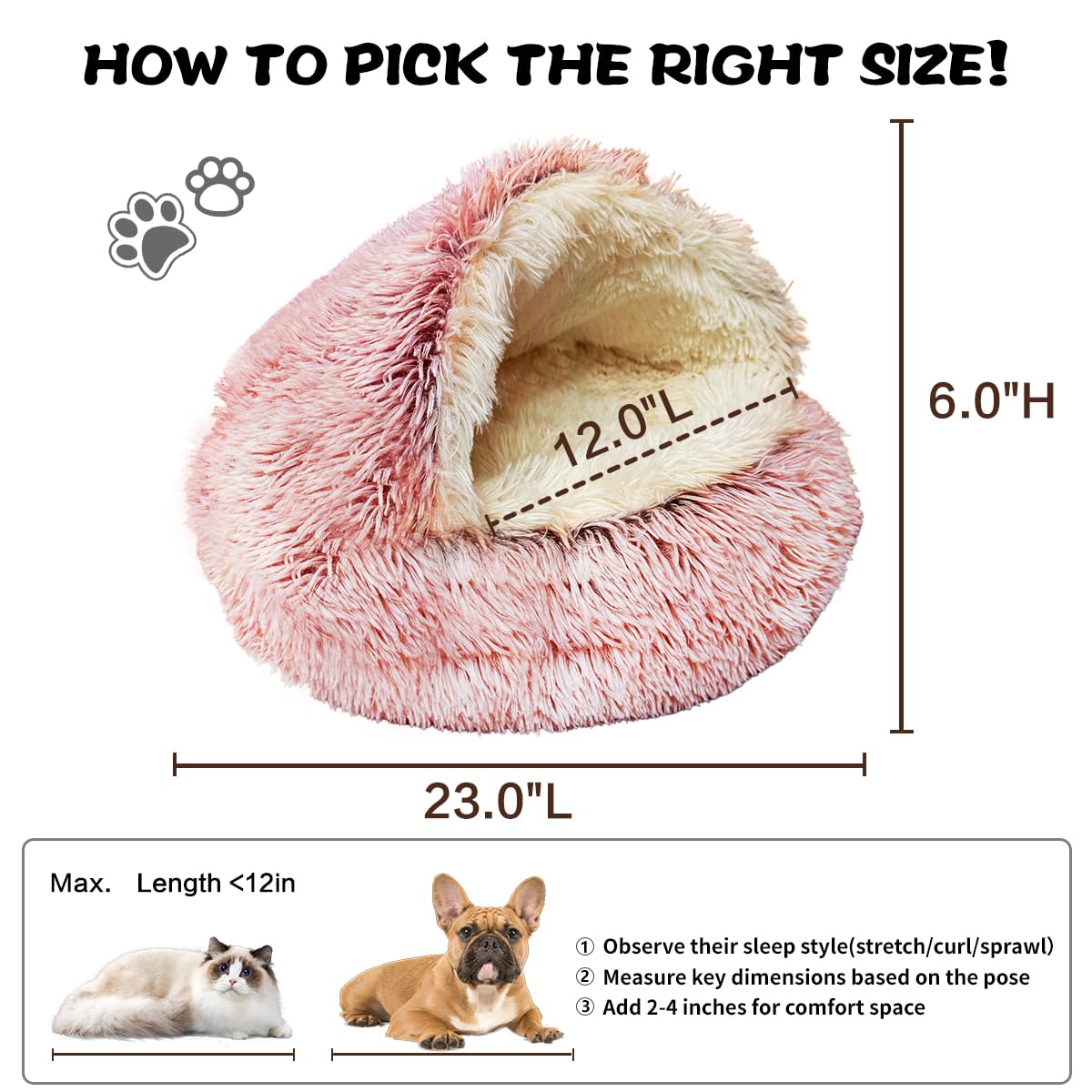 ShinHye Cozy Cat Bed with waterproof bottom prevents leaks and protects floors.