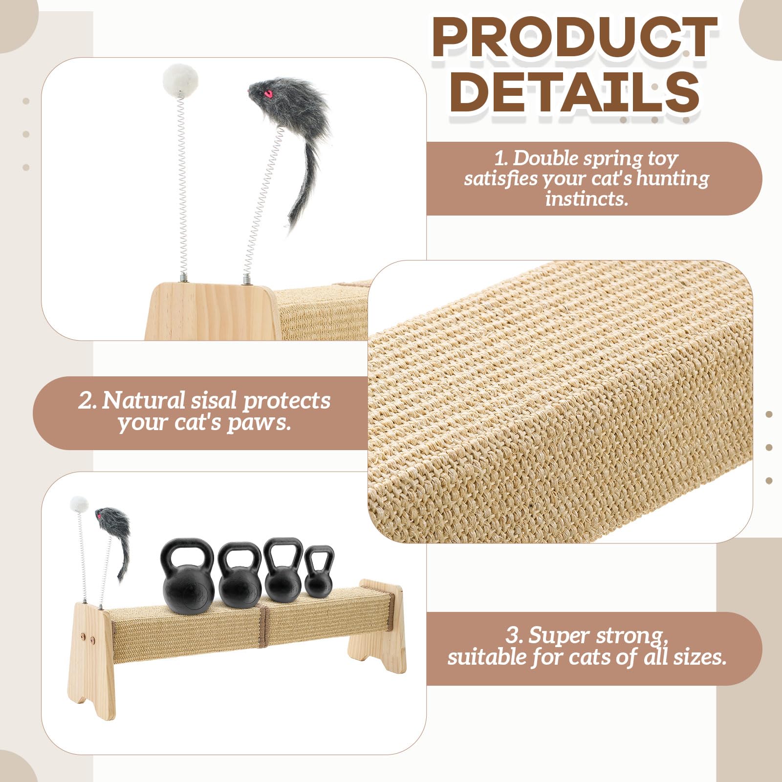 Shinylin furniture protector surface redirects claws from furniture for cleaner living spaces.