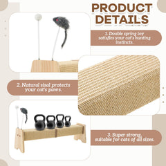 Shinylin furniture protector surface redirects claws from furniture for cleaner living spaces.