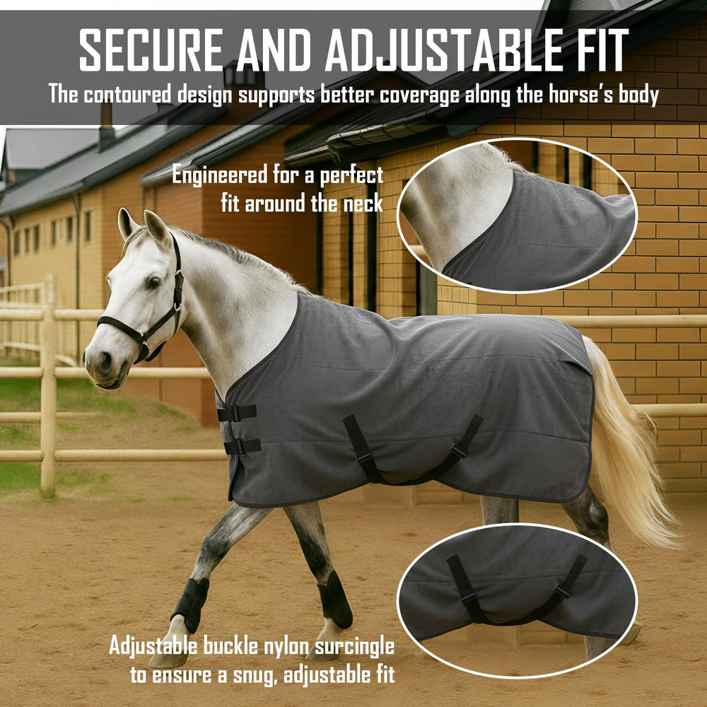 Shinylin adjustable neck view—easy adjustments for comfortable coverage.