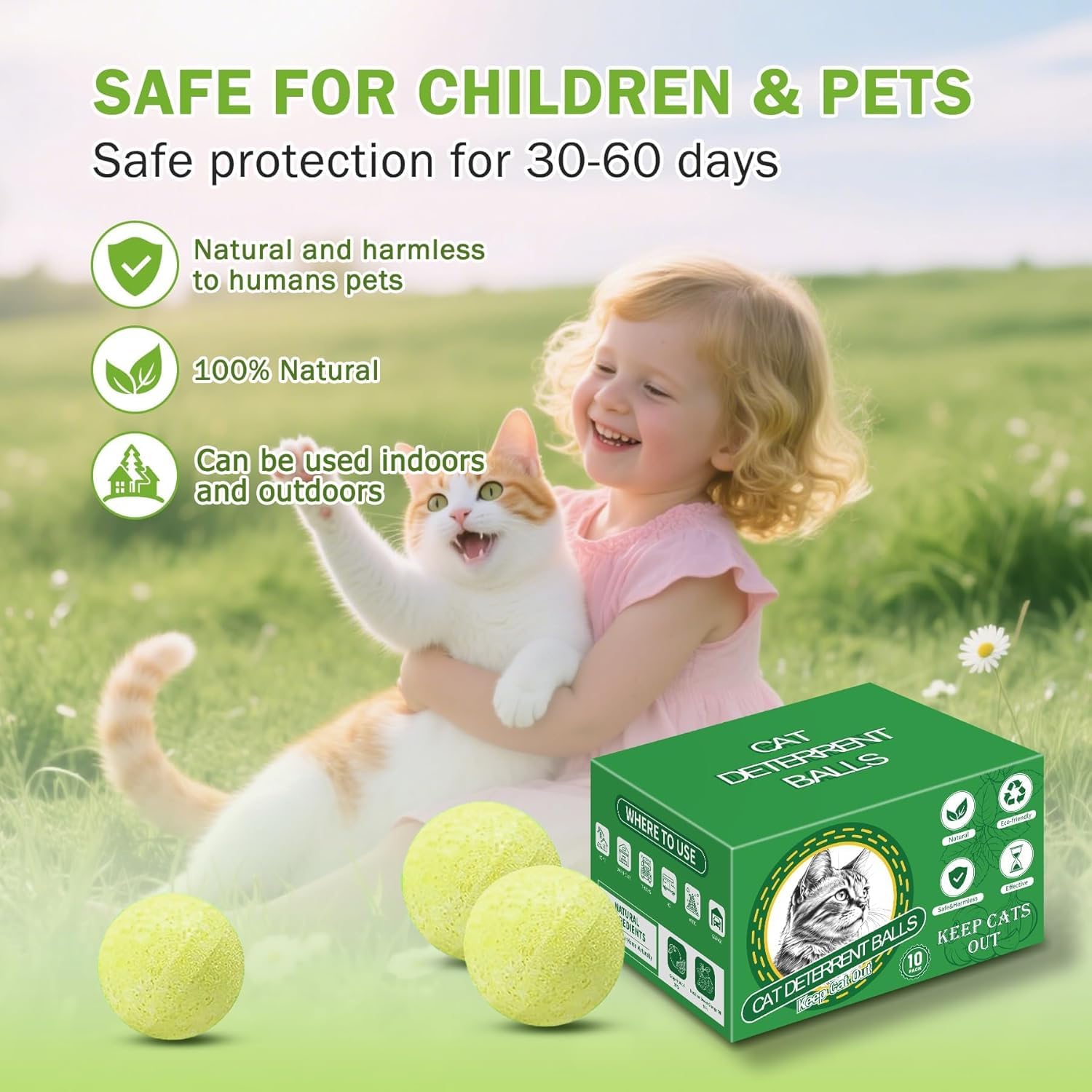 SHIUMORE indoor use like kitchen or garage to deter unwanted cat activity.