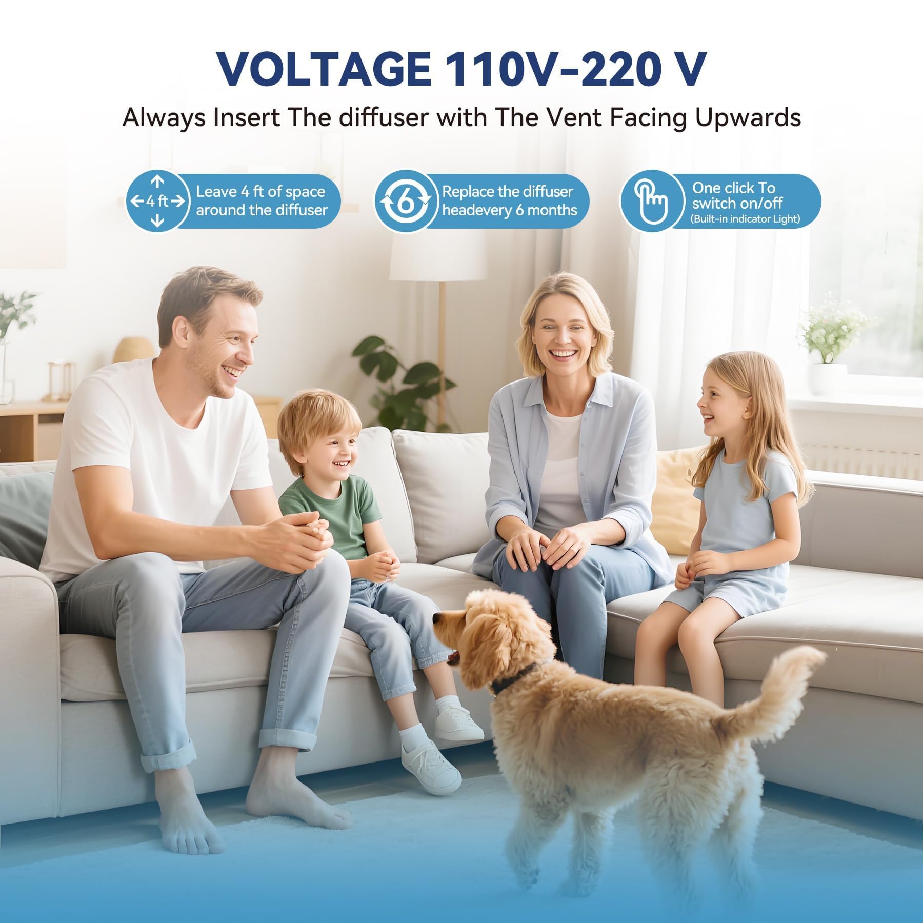 SHIUMORE dog calming diffuser natural pheromones promote reassurance during stressful events.