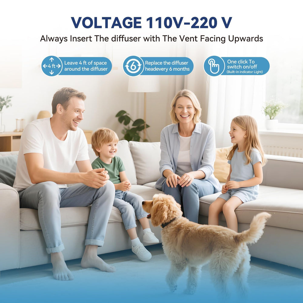 SHIUMORE dog calming diffuser natural pheromones promote reassurance during stressful events.