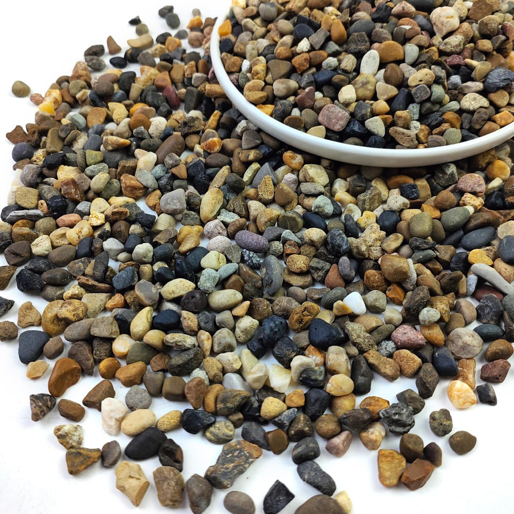 SHIZWU 40lb aquarium gravel 4-8mm for natural layered fish tank decor