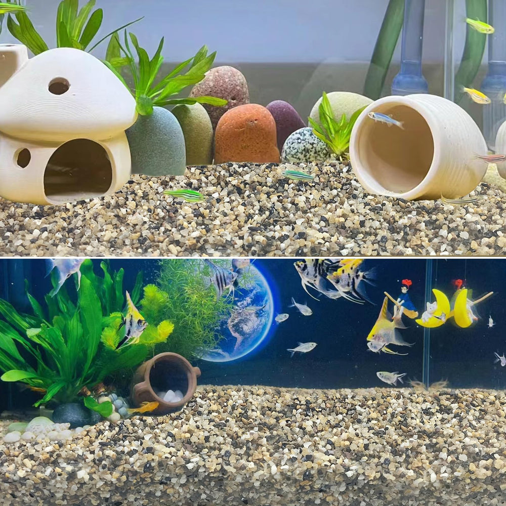 SHIZWU vase filling gravel creates natural color and texture for decorative arrangements