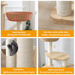 SHODMI natural sisal posts resist claws and protect furniture.