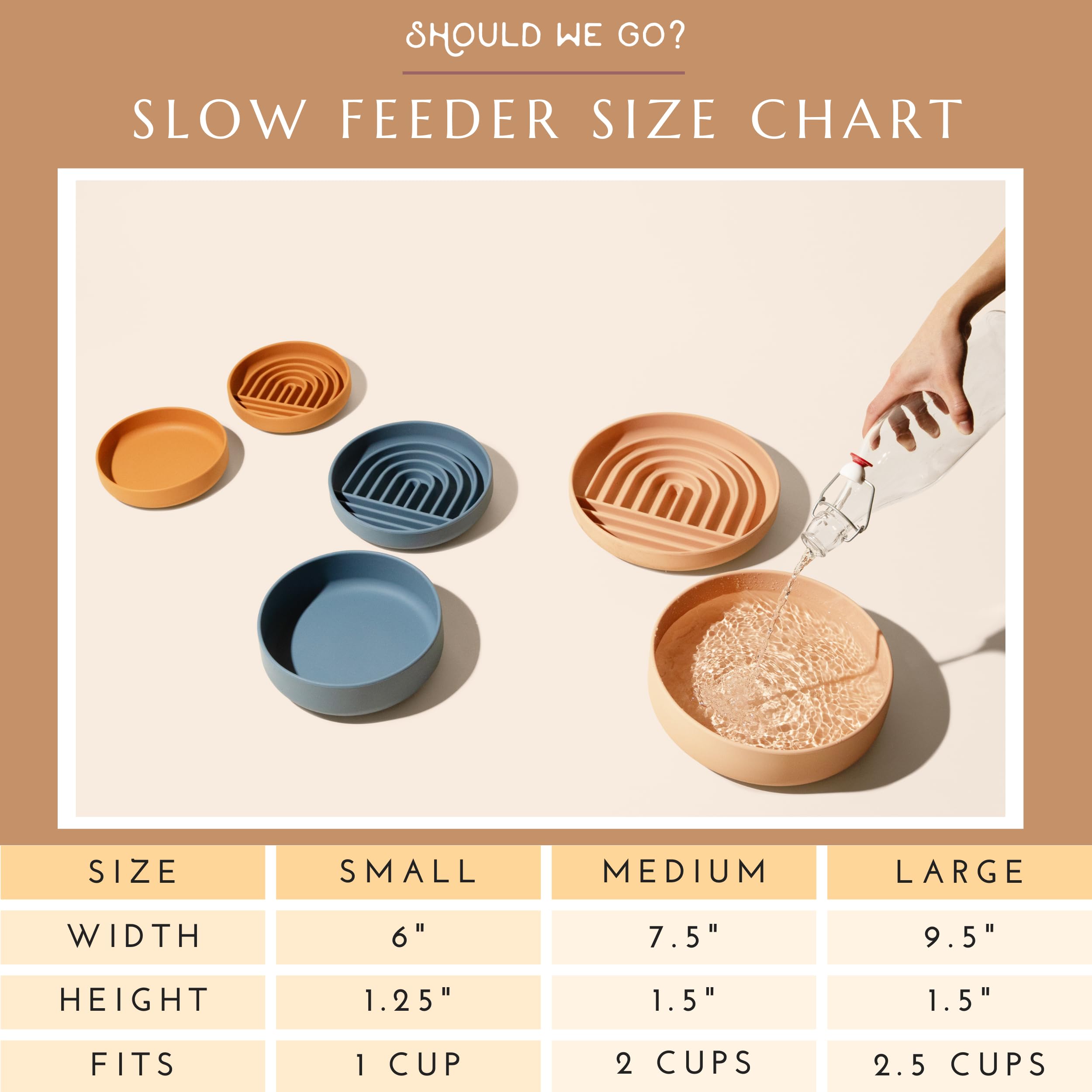 Should We Go? Slowdown Bowl size-spec shows medium 7.5 inches across.