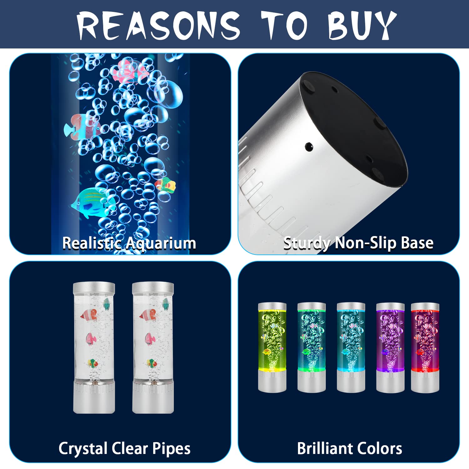 SHTALHST Artificial Fish Tank Design showcases modern decor and sensory appeal