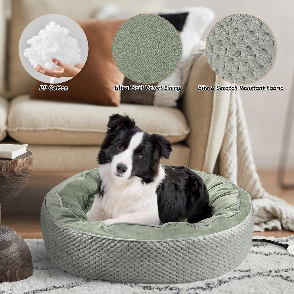 ShuRung cat bed size L 27-6-inch diameter fits larger cats and small dogs.