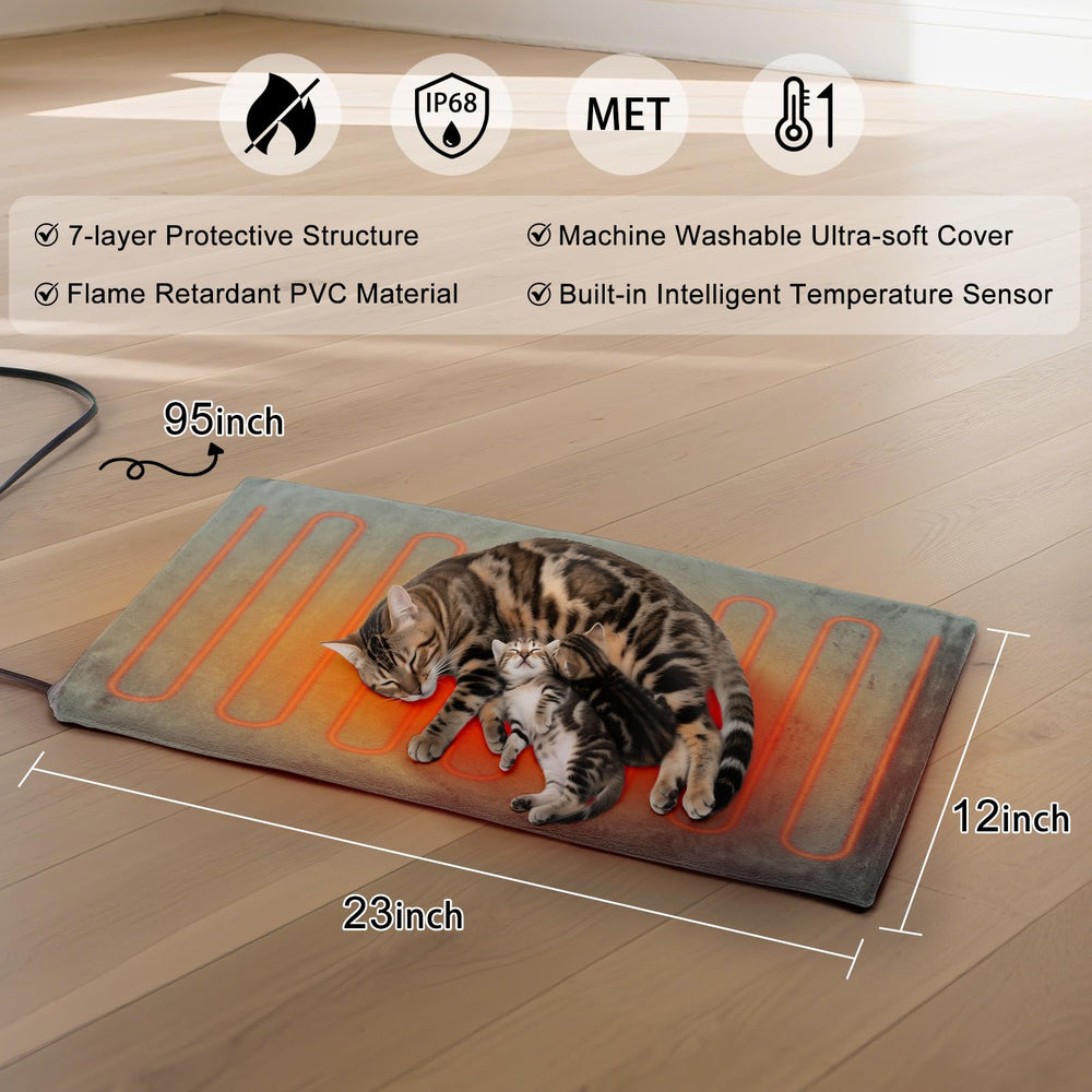 SHU UFANRO heated pad safety sensor prevents overheating