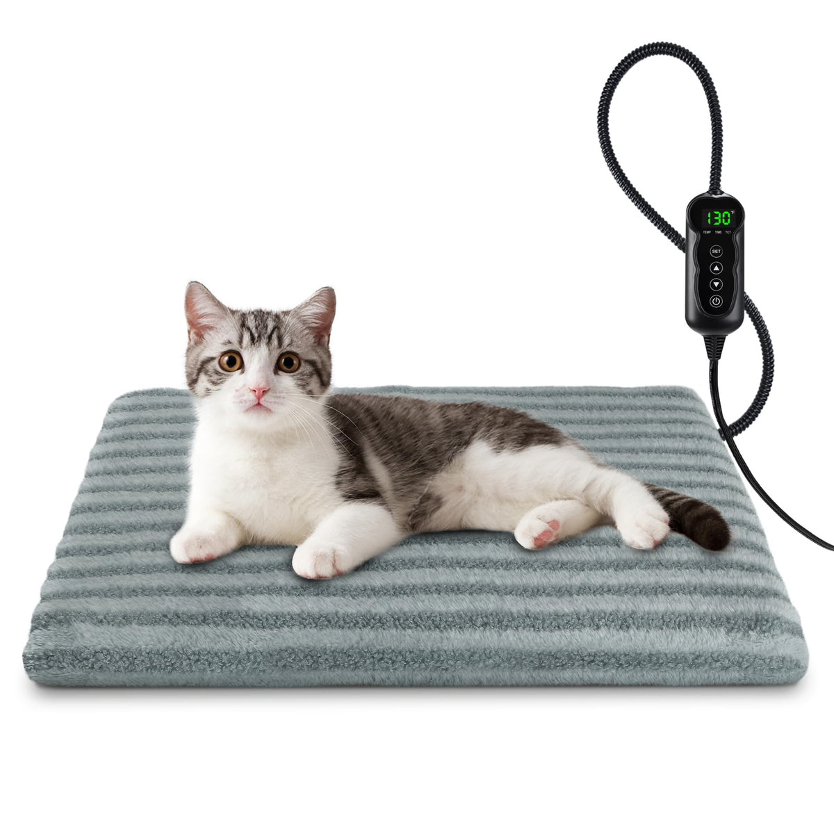 SHU UFANRO pet heating pad front view delivering even warmth for cozy pets