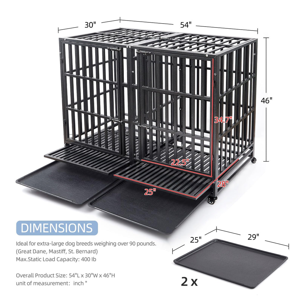 SHUSHIM dog crate with wheels demonstrates easy mobility and safe repositioning