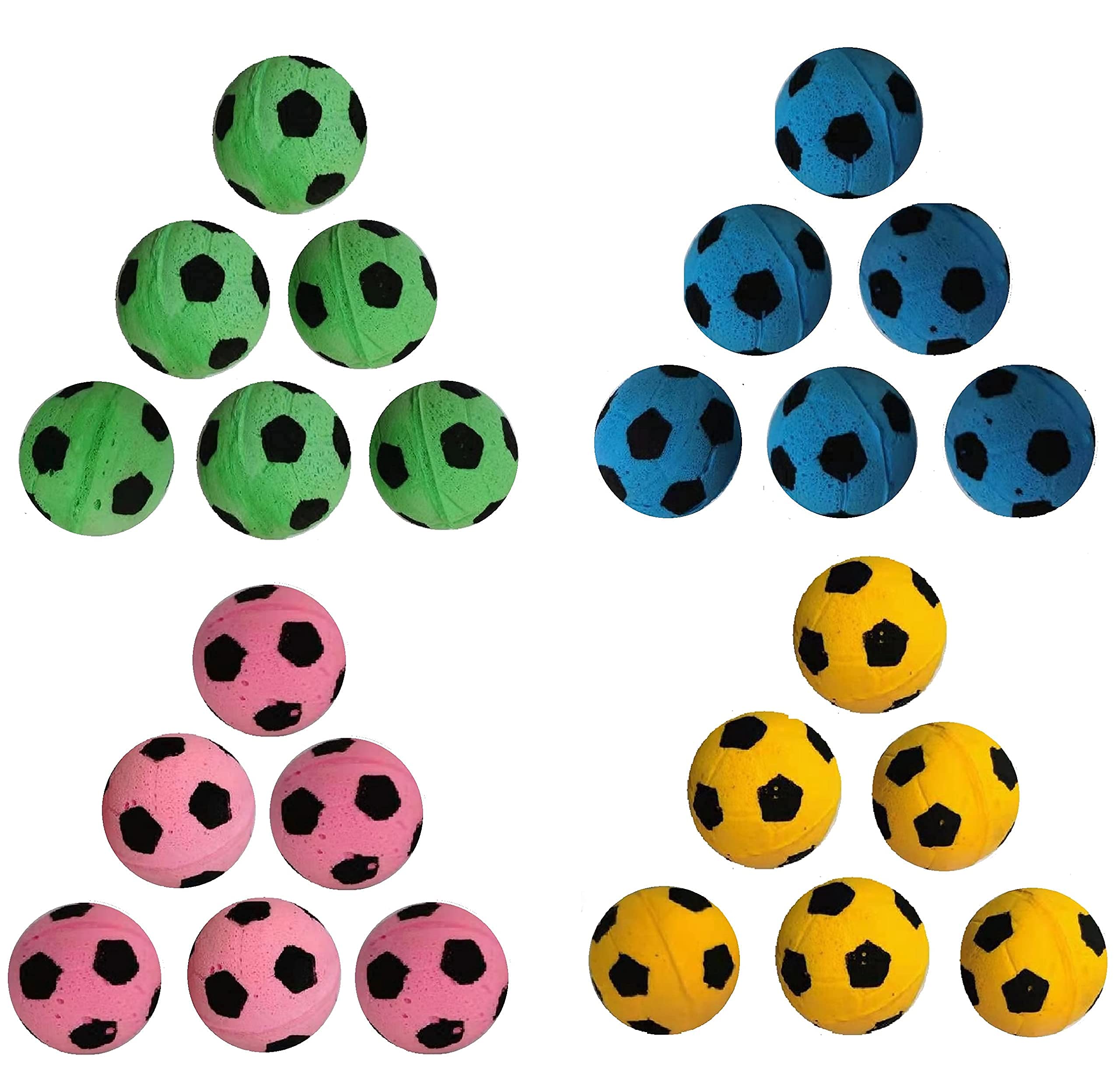 SHUYUE foam soccer ball blue in-air showcases bounce for lively play sessions