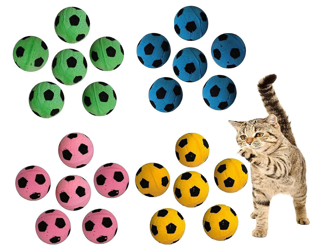 SHUYUE foam soccer ball package 24pcs highlights color variety for endless play