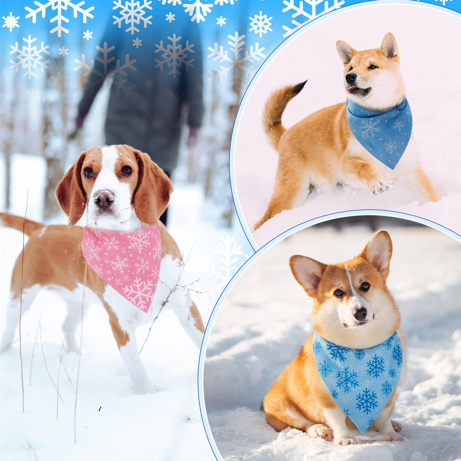 Shyyween winter bandana photo prop for memorable pet shoots