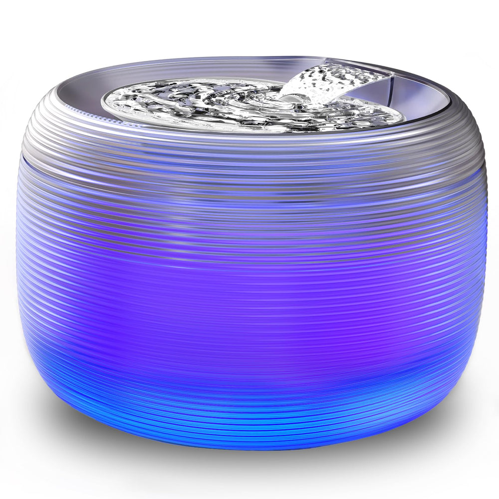 SIBAYS 3.5L cat water fountain capacity view helps ensure your pet stays hydrated.