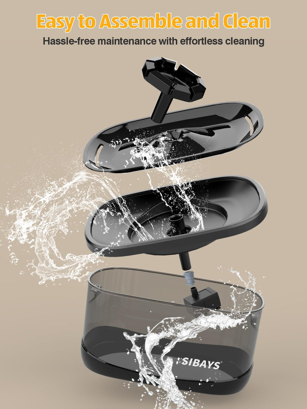 SIBAYS cleaning tools included with tweezers and small brush for easy care.