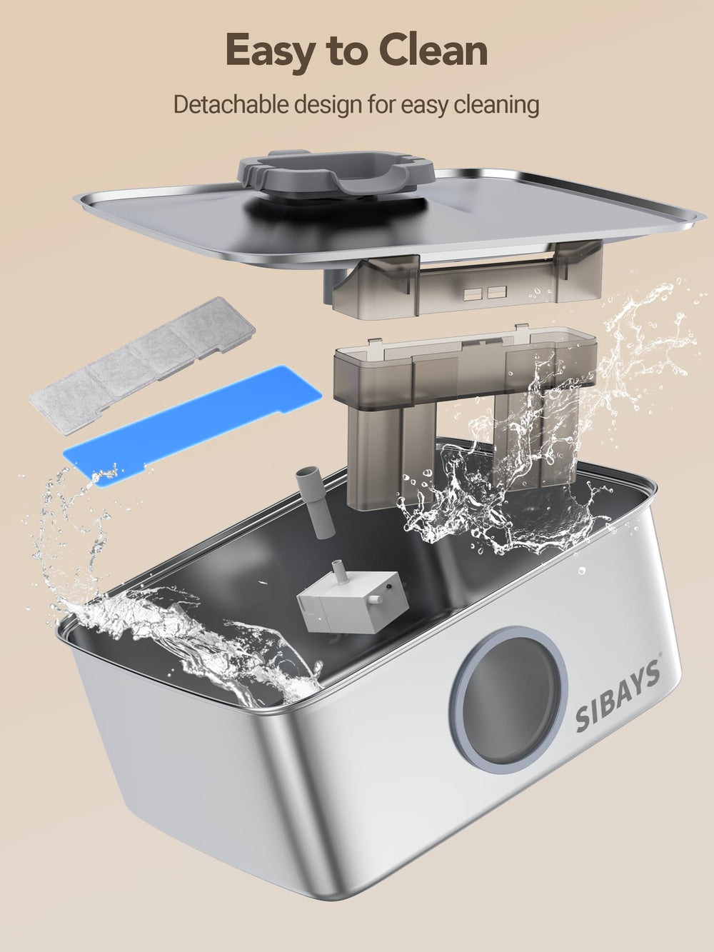SIBAYS replacement filters are readily available for ongoing care.
