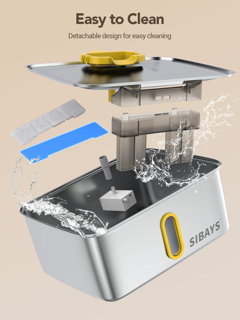SIBAYS FS78 model features LED light for night-time visibility.