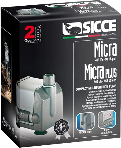 Sicce MICRA anti-vibration suction cups stabilize the pump during operation