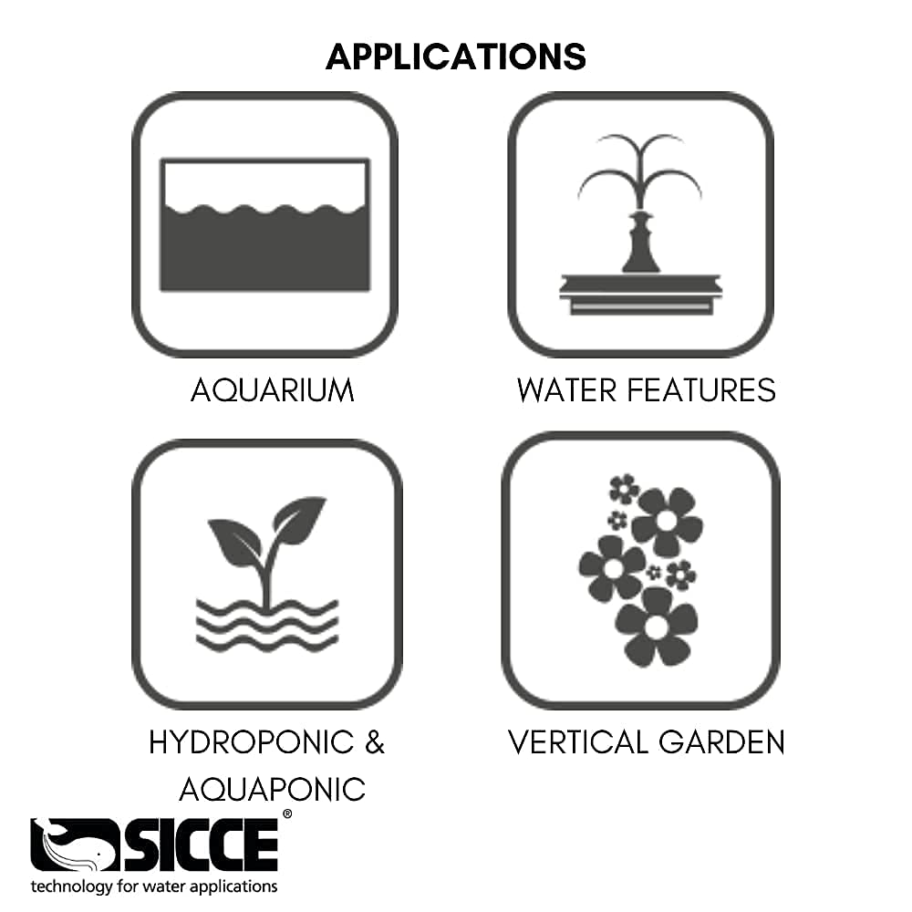 Sicce MULTI 800 spare-parts image suggesting long-term reliability