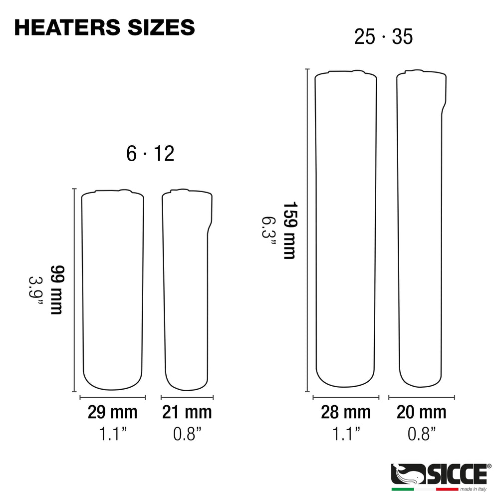 Sicce neon-tank setup with heater demonstrates stable temperature for vibrant schooling fish.