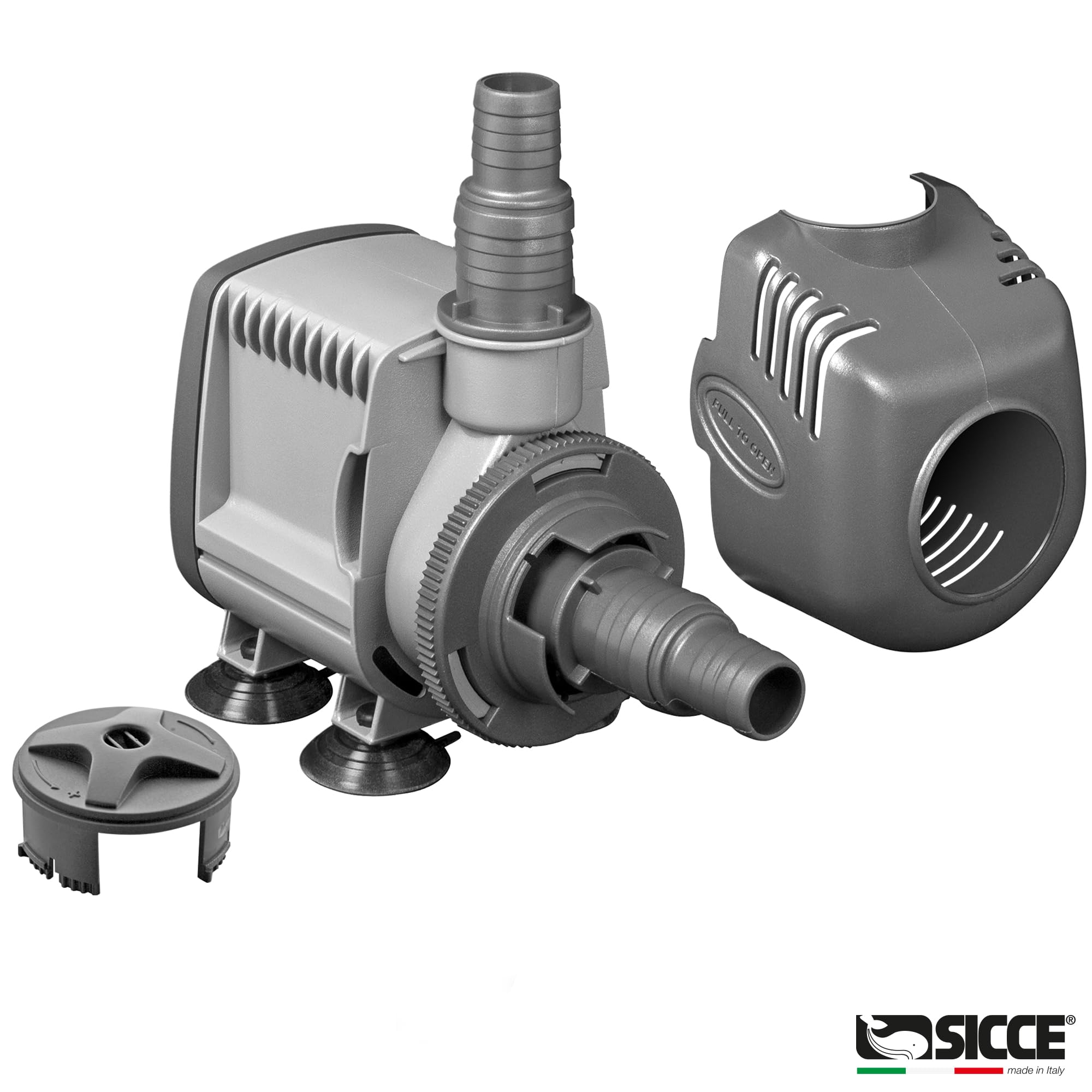 Sicce Syncra Silent 3.0 pump in aquarium demonstrating quiet circulation for freshwater and saltwater.