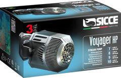 sicce voyager hp 7 stream pump in-tank installation demonstrates submerged operation for freshwater or saltwater