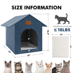 Siedihit outdoor cat house waterproof coating close-up highlights rain protection.