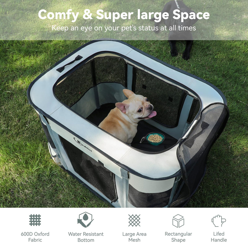 Siedihit playpen size-medium shows suitability for mid-sized pets