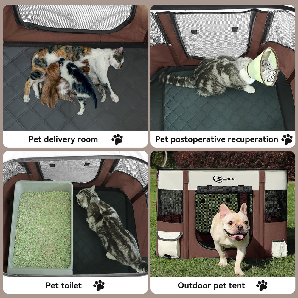 Siedihit playpen travel-camping setup ideal for outdoor trips.