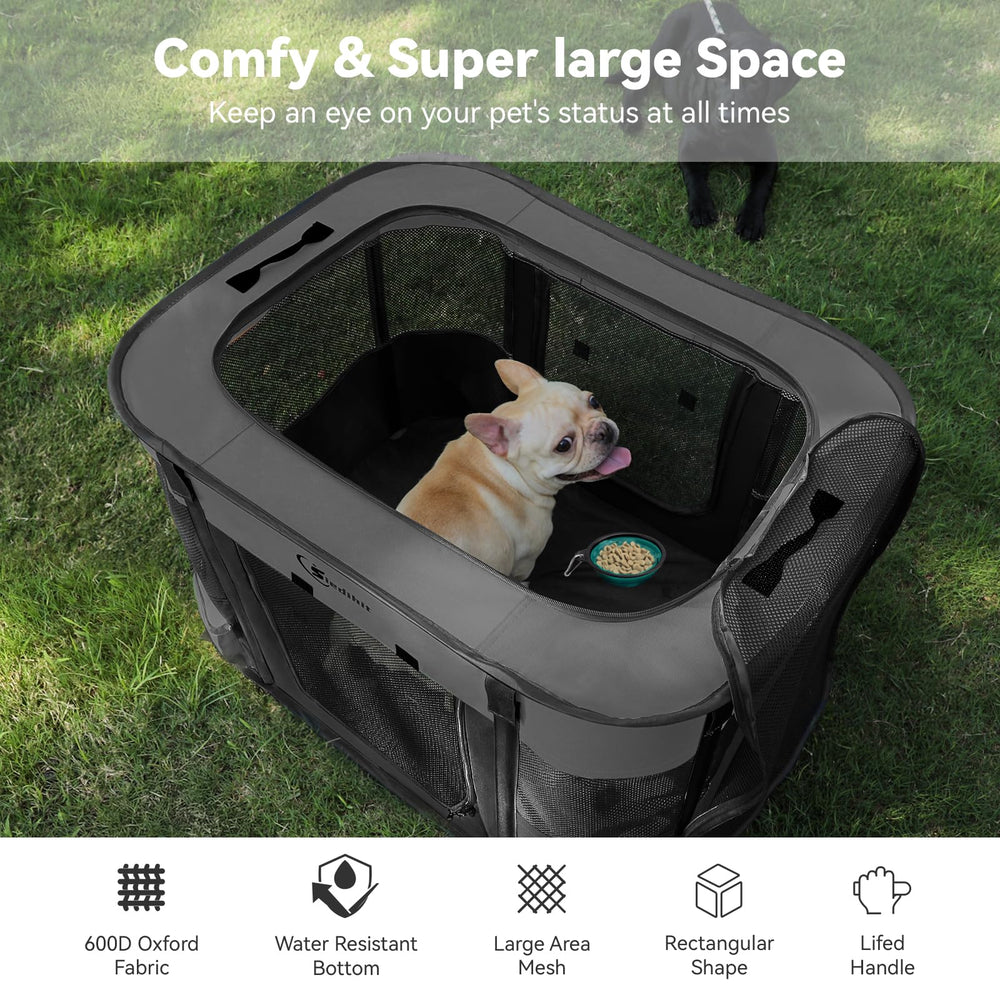 Siedihit playpen ready for travel and camping with easy outdoor setup.