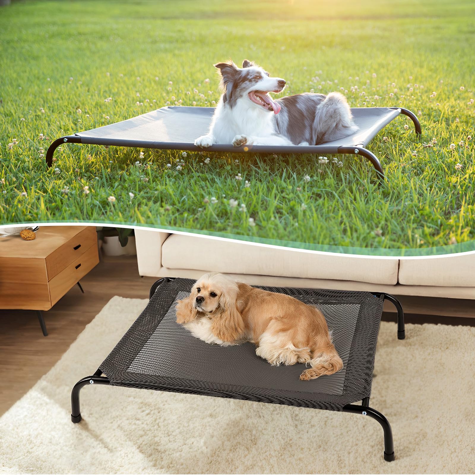 SIEMOUR breathable mesh cover enhances airflow and easy cleaning.