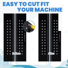 Sieral aquarium lid black handle close-up illustrates secure grip for effortless handling