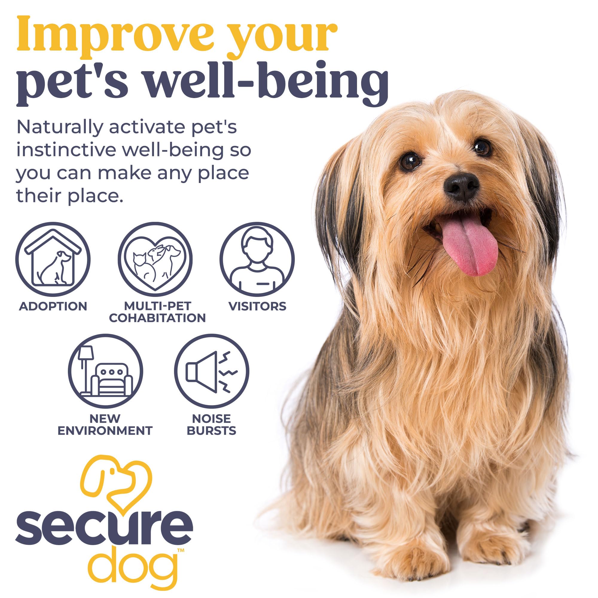 SIGNS SecureDog diffuser sticks installed for steady pheromone release.