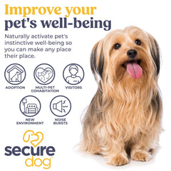 SIGNS SecureDog diffuser sticks installed for steady pheromone release.