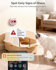 SiiPet LitterBox Camera multi-cat identification helps you distinguish each cat's behavior easily