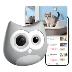 SiiPet LitterBox Camera front view for real-time cat behavior monitoring