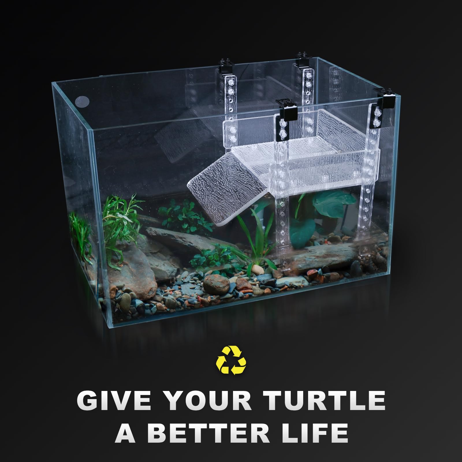 SIKGFPN 10-13 inch adjustable frame shown in a tank context