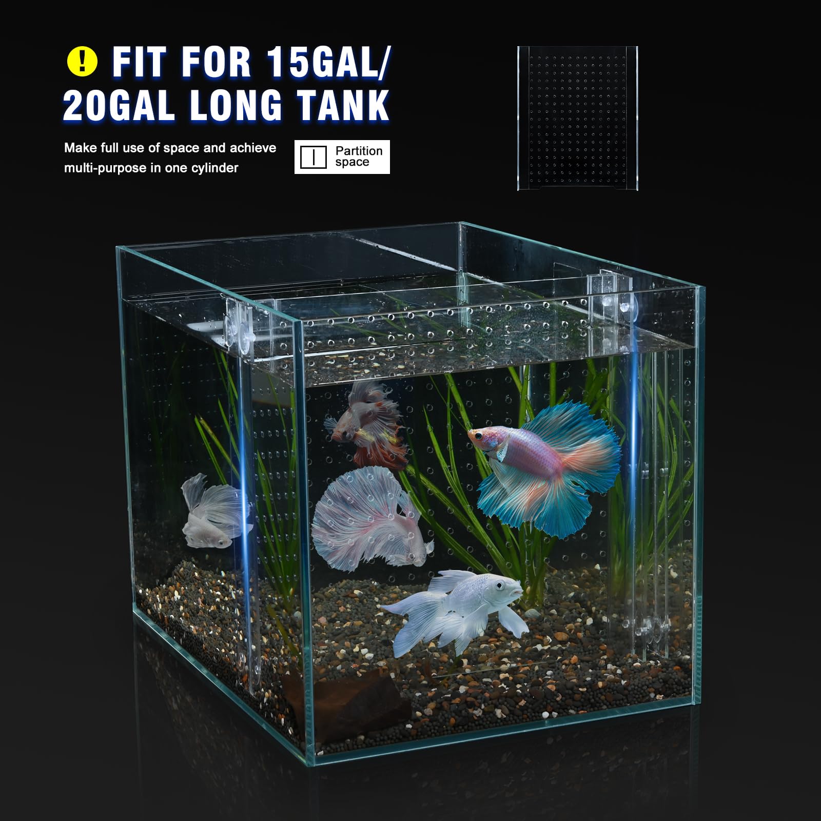 SIKGFPN acrylic divider uses odorless clear acrylic for unobtrusive separation.