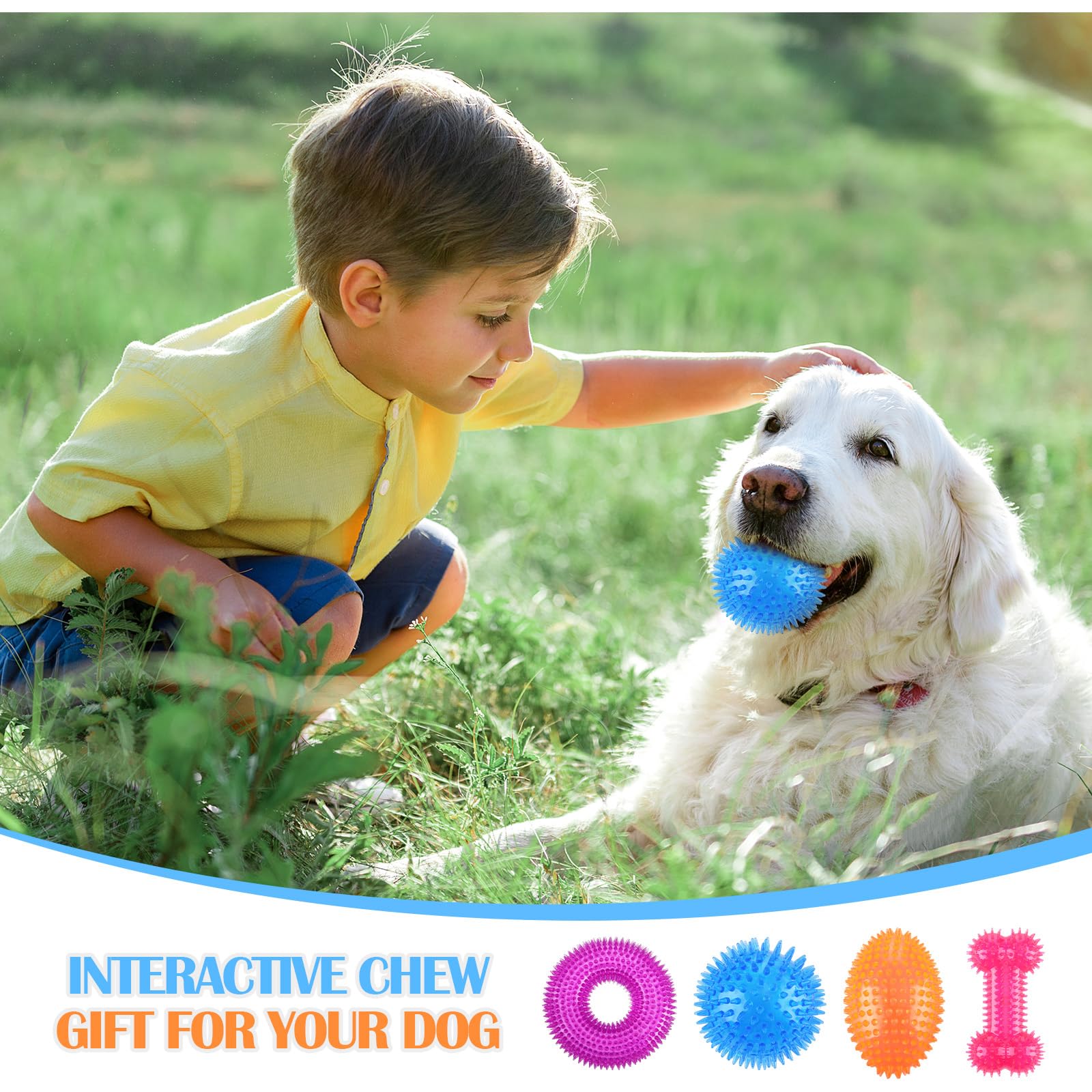 Silipull spiky squeaker football toy aggressive-chewer designed for tough chewers and fetch.