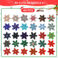 Silkfly 8 cm diameter dog flower bows rest comfortably on pets.
