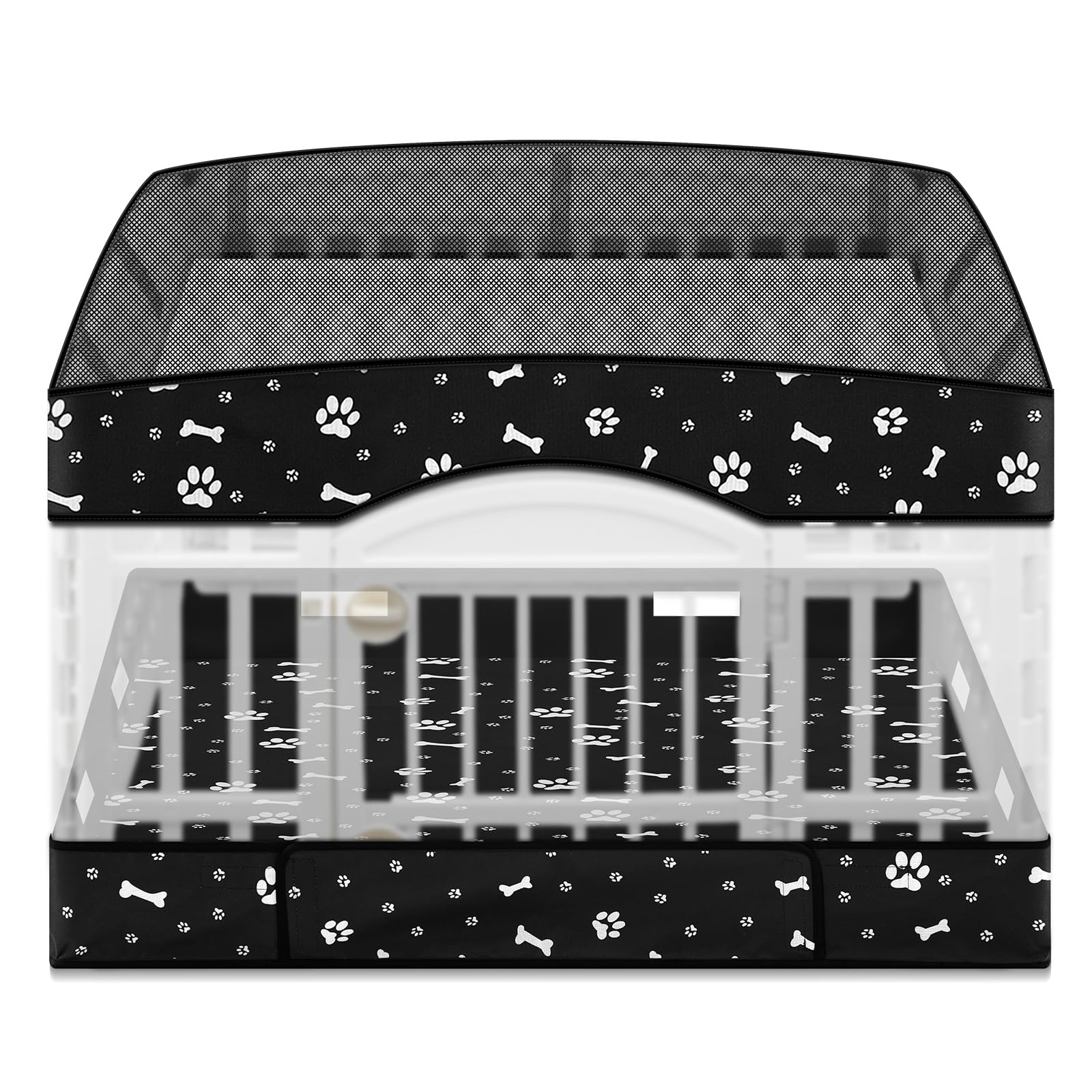 SilTriangle 36in playpen cover mount demonstrates quick install for 36-inch four-panel pens.