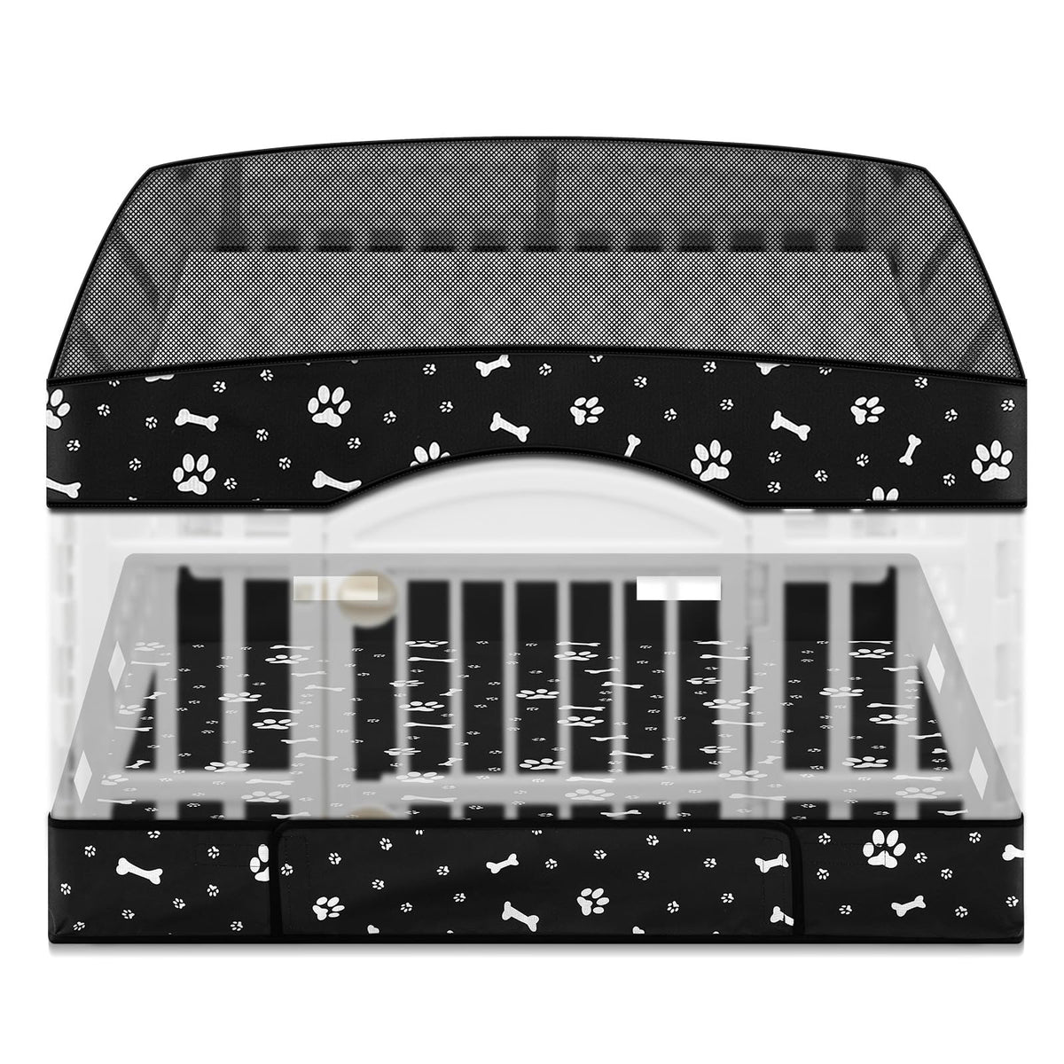 SilTriangle 36in playpen cover mount demonstrates quick install for 36-inch four-panel pens.