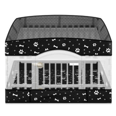 SilTriangle 36in playpen cover mount demonstrates quick install for 36-inch four-panel pens.
