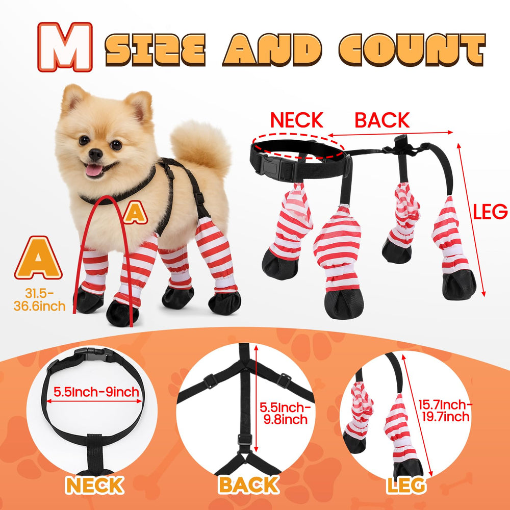 SilTriangle Dog Suspender Boots side view highlights adjustable buckles for customizable snugness