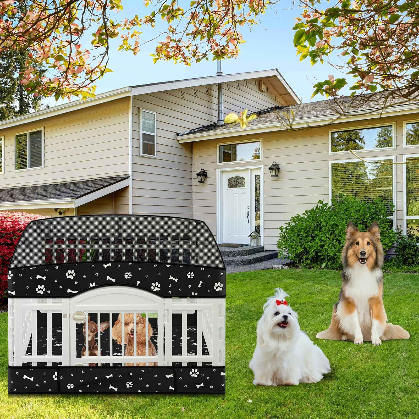SilTriangle versatile indoor-outdoor use enhances pet space safety.