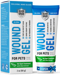 SILVER GRADE Wound Gel for Pets dog application for quick soothing care